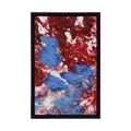 POSTER WATERCOLOR IN AN ABSTRACT DESIGN - ABSTRACT AND PATTERNED - POSTERS