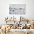 WANDBILD WALE IM RUHIGEN MEER - WANDBILDER WALE - BILDER