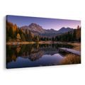 OBRAZ PODZIMNÍ HORSKÉ JEZERO - OBRAZY JEZERA - OBRAZY