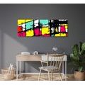 CANVAS PRINT STYLISH POP ART - POP ART PICTURES - PICTURES