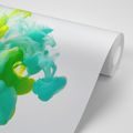 WALLPAPER INK IN GREEN SHADES - ABSTRACT WALLPAPERS - WALLPAPERS