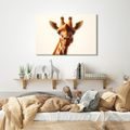 WANDBILD TIERPORTRÄT GIRAFFE - WANDBILDER ZEBRAS UND GIRAFFEN - BILDER