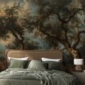 TAPET AUTOADEZIV PĂDURE ANTICĂ ÎN CEAȚĂ MISTERIOASĂ - TAPET PĂDURE - TAPETURI