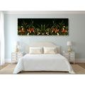 CANVAS PRINT WITH A FLORAL ORNAMENT - PICTURES FLOWERS - PICTURES