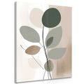 CANVAS PRINT ABSTRACT BOTANICAL SHAPES NO1 - PICTURES OF ABSTRACT SHAPES - PICTURES