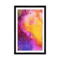 POSTER WITH MOUNT COLORS OF JOY - ABSTRACT AND PATTERNED - POSTERS