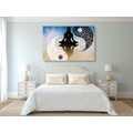 CANVAS PRINT YIN AND YANG YOGA - PICTURES FENG SHUI - PICTURES