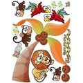 DECORATIVE WALL STICKERS JUNGLE ANIMALS - FOR CHILDREN{% if product.category.pathNames[0] != product.category.name %} - STICKERS{% endif %}