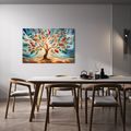OBRAZ STROM ŽIVOTA V BAREVNÉ VITRÁŽI - OBRAZY - TOTÁLNÍ VÝPRODEJ 🔥