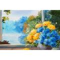 CANVAS PRINT SPRING BOUQUET BY THE WINDOW - PICTURES FLOWERS{% if product.category.pathNames[0] != product.category.name %} - PICTURES{% endif %}