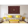 CANVAS PRINT DETAILED DECORATIVE MANDALA - PICTURES FENG SHUI - PICTURES