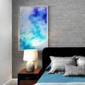 POSTER BLUE-PURPLE ABSTRACT ART - ABSTRACT AND PATTERNED - POSTERS