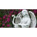 CANVAS PRINT ANGEL PLAYING THE HARP - PICTURES OF ANGELS - PICTURES