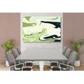 CANVAS PRINT ABSTRACT GREEN PATTERN - ABSTRACT PICTURES - PICTURES