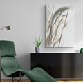 CANVAS PRINT MINIMALISTIC GRASS BLADES - PICTURES OF TREES AND LEAVES - PICTURES