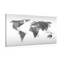 PICTURE GEOMETRIC WORLD MAP IN BLACK & WHITE DESIGN - PICTURES OF MAPS{% if kategorie.adresa_nazvy[0] != zbozi.kategorie.nazev %} - PICTURES{% endif %}