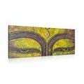 CANVAS PRINT BUDDHA EYES PAINTED WITH ACRYLIC PAINT - PICTURES FENG SHUI - PICTURES