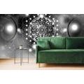 SELF ADHESIVE WALLPAPER CHARMING BLACK AND WHITE MANDALA - SELF-ADHESIVE WALLPAPERS - WALLPAPERS