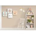 CANVAS PRINT SET CUTE ANIMALS - SET OF PICTURES - PICTURES