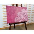 CANVAS PRINT ELEMENTS OF A FLORAL MANDALA - PICTURES FENG SHUI - PICTURES