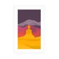 POSTER MIT PASSEPARTOUT GLEICHGEWICHT DES BUDDHA - MOTIVE AUS UNSERER WERKSTATT - POSTER