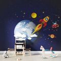CARTA DA PARATI – AVVENTURA NELLO SPAZIO - CARTA DA PARATI BAMBINI - CARTA DA PARATI
