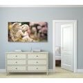 CANVAS PRINT SATISFIED ANGEL - PICTURES OF ANGELS - PICTURES