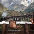 TAPETA VLAK NA HORSKÉM VIADUKTU - TAPETY HORY - TAPETY