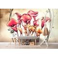 PAPIER PEINT AUTOCOLLANT FLEURS DE CALLA ROUGES - PAPIERS PEINTS AUTOCOLLANTS - PAPIER PEINT