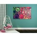 CANVAS PRINT ABSTRACT DROPS OF OIL - ABSTRACT PICTURES - PICTURES