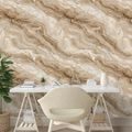 TAPETA PŘÍRODNÍ BÉŽOVÝ MRAMOROVÝ VZOR - MRAMOROVÉ TAPETY - TAPETY