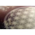 CANVAS PRINT SECRET OF THE FLOWER OF LIFE - PICTURES OF ANGELS - PICTURES