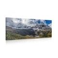CANVAS PRINT MAJESTIC MOUNTAIN LANDSCAPE - PICTURES OF NATURE AND LANDSCAPE - PICTURES