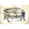 SELF ADHESIVE WALLPAPER LUXURY VINTAGE ARMCHAIR - SELF-ADHESIVE WALLPAPERS - WALLPAPERS