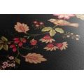 CANVAS PRINT BIRD WITH A FOLKLORE THEME - STILL LIFE PICTURES - PICTURES