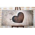 CANVAS PRINT SYMBOL OF LOVE - PICTURES OF NATURE AND LANDSCAPE - PICTURES