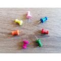 COLORED CLIPS (10 PCS) - PUSHPINS - PICTURES