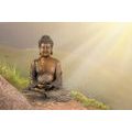 SELF ADHESIVE WALLPAPER BUDDHA STATUE IN A MEDITATING POSITION - SELF-ADHESIVE WALLPAPERS - WALLPAPERS