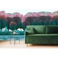 SELF ADHESIVE JUNGLE WALLPAPER IN A MODERN DESIGN - SELF-ADHESIVE WALLPAPERS - WALLPAPERS