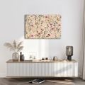 WANDBILD ZARTE BLUMEN-AQUARELLE - BILDER BLUMEN - BILDER