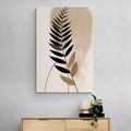 WANDBILD ABSTRAKTE BOTANISCHE FORMEN FARN - WANDBILDER ABSTRAKTE FORMEN - BILDER