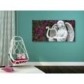 CANVAS PRINT ANGEL PLAYING THE HARP - PICTURES OF ANGELS - PICTURES