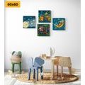 CANVAS PRINT SET FAIRYTALE WORLD - SET OF PICTURES - PICTURES