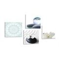 CANVAS PRINT SET FENG SHUI IN SOFT TONES - SET OF PICTURES - PICTURES