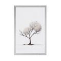 POSTER MINIMALISTISCHER BAUM OHNE LAUB - BÄUME UND LAUB - POSTER