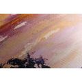 CANVAS PRINT OIL PAINTING OF A LAVENDER FIELD - ABSTRACT PICTURES - PICTURES