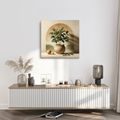 WANDBILD GOLDENE FRÜCHTE IN TONVASE - BILDER - 🔥 TOTALAUSVERKAUF