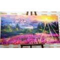 CANVAS PRINT COLORFUL LANDSCAPE OIL PAINTING - PICTURES OF NATURE AND LANDSCAPE - PICTURES