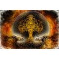WALLPAPER RAVENS AND THE TREE OF LIFE - WALLPAPERS FENG SHUI - WALLPAPERS