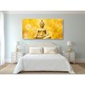 CANVAS PRINT GOLDEN BUDDHA STATUE - PICTURES FENG SHUI - PICTURES